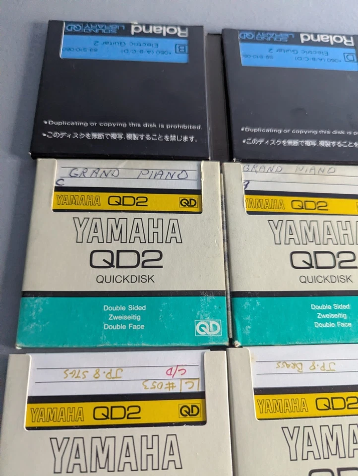 Lot of 13 Vintage Quick Disks / QD - QD2, Roland, Akai,  Korg & Yamaha  - Image 2 of 4