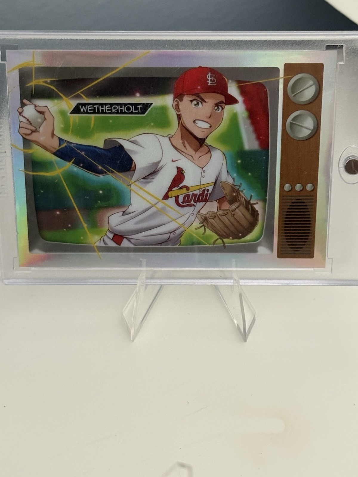 2025 Bowman JJ Wetherholt Anime #BA-9 Cardinals SP