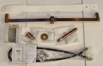 Gessi 54045H726 Gessi 316 Hand Shower Rail Set Warm Bronze New - Open Box