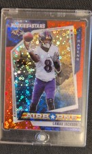 2021 Panini Rookies & Stars - Airborne Lamar Jackson #AB-9 Red Circles Prizm