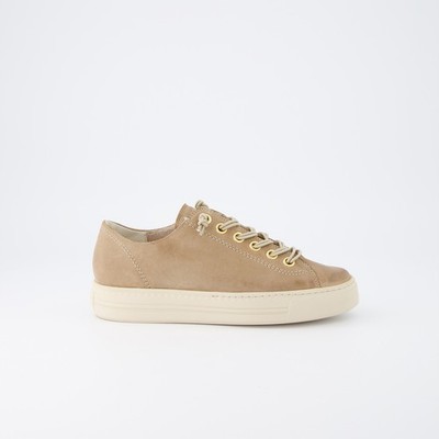 Paul Green 4081-557, Sneaker in Beige für Damen, Größe 40,5
