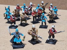 28mm Scale Figures. Colonial Soldiers x20. Boer War Era. European Regiments.