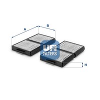 Innenraumfilter Ufi 54.129.00 Aktivkohlefilter FüR Premacy Gf Mazda 626 323 Bj 6