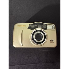Samsung Fino 105G Film Camera OS Gold EUC 38-105mm Zoom Lens 35mm Point Shoot