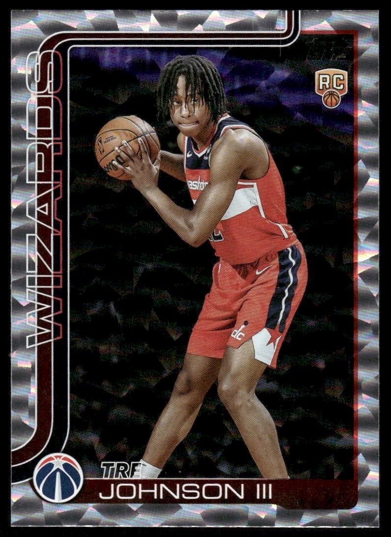 2025-26 Topps #206 Tre Johnson III Holo Foil