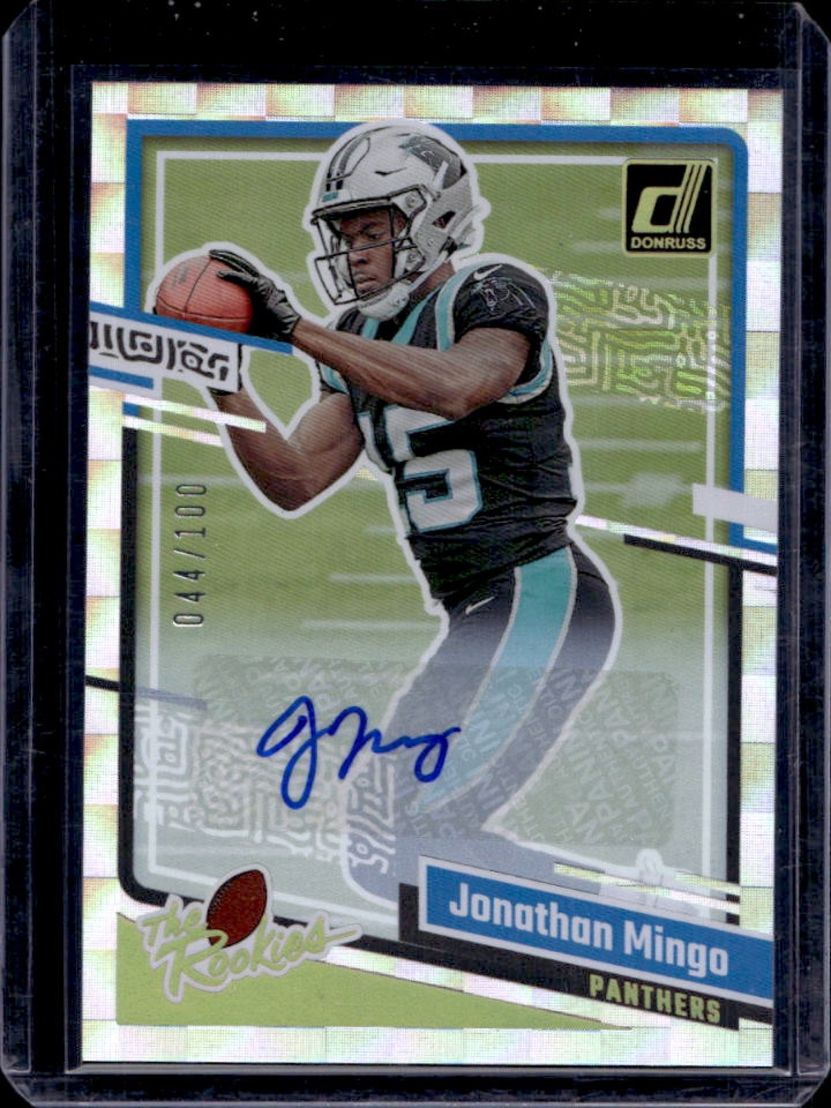 Jonathan Mingo Panini Donruss the Rookies #14 Autograph