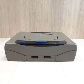 Sega Saturn Console with 2 Virtua Stick controllers & 5 games Japan Gray tested