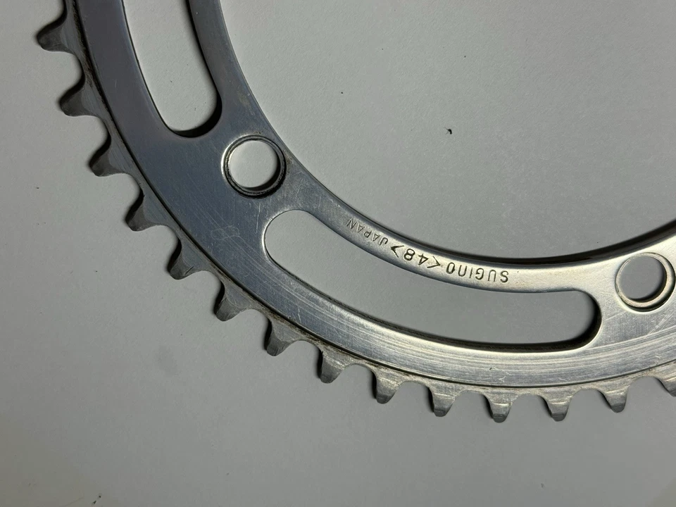 Sugino MIghty Competition Chainring 48 Teeth track 144BCD Classic Vintage Eroica - Image 4 of 4