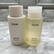 OUAI Fine Hair Shampoo Conditioner Set 10 oz Each -