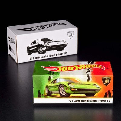Hot Wheels RLC Exclusive 1971 Lamborghini Miura P400 SV Grün Green 1:64 OVP NEU