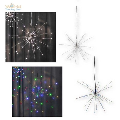 3D-Hängestern FIREWORK 60 LED Weihnachten Dekoration, Batterie-Betrieb & Timer