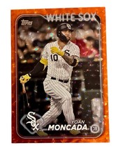 Topps 2024 Series 2 Yoán Moncada White Sox Orange Foil #554 /299