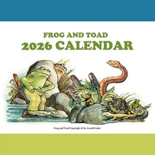 Toad and Frog Wall Calendar 2026 Iwasaki Shoten 11.8x23.6in Japanese Style New