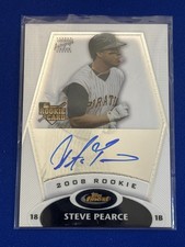 ⚾ 2008 Topps Finest Baseball Rookie Auto #155 Steve PEARCE ⚾