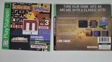 Namco Museum Vol 3 Instruction Manual and Cover Art -- Playstation 1