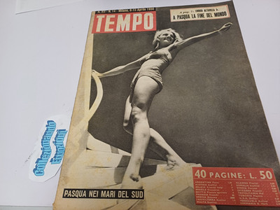 TEMPO 14 1950 - Togliatti - Nick Hilton - Elisabeth Taylor - Groucho Marx