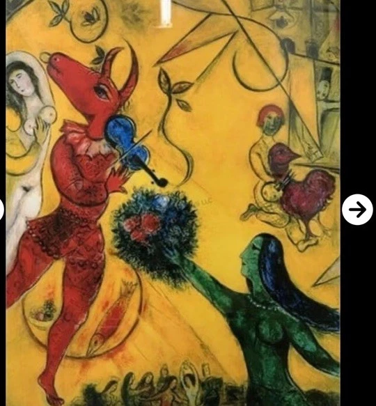 Marc Chagall Certificate of Authenticity "The Danced The Circus"signed 121/500 - Image 4 of 4