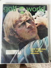 RARE- Jack Nicklaus signed golf world