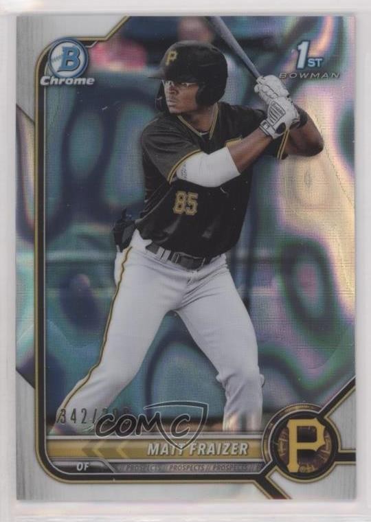 2022 Bowman Chrome Prospects Lava Refractor 342/399 Matt Fraizer #BCP-91 1g3