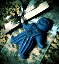 Cleansing Wax Spell Poppet (Handmade, Witchcraft, Hoodoo, Wicca, Wax Doll)