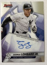 George Lombard 2025 Bowman's Best Refractor Auto Jr. #B25-GL Yankees
