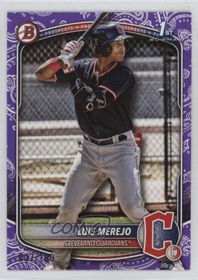2025 Bowman Prospects Purple Pattern 37/199 Luis Merejo #BP-140 0nr3