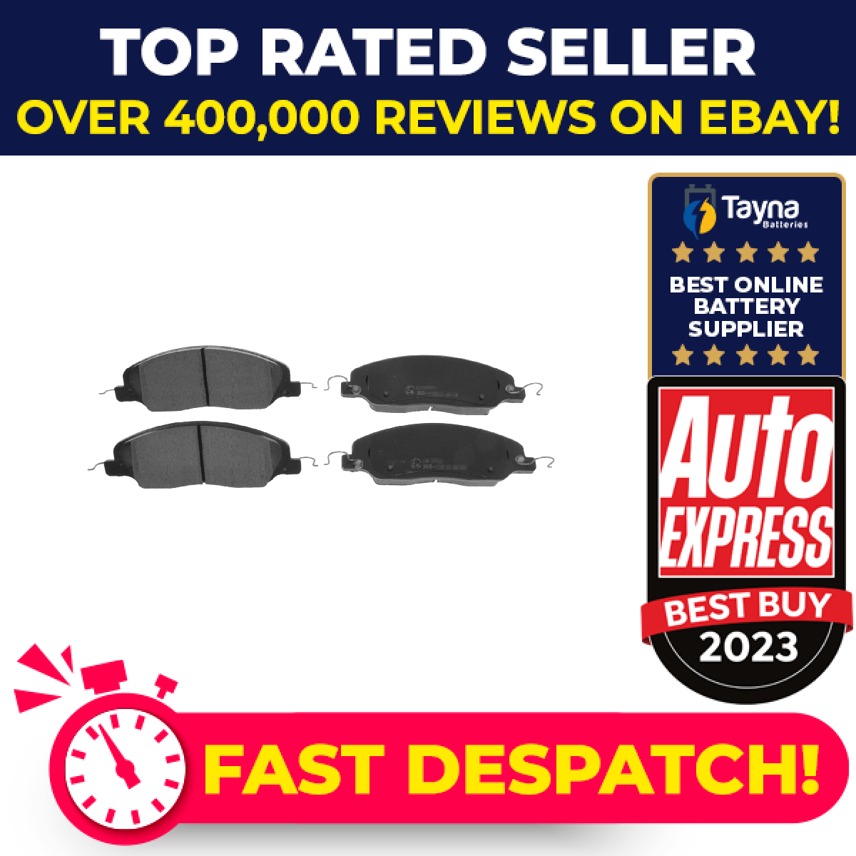 Brake Pads Set Front ADA104256 Blue Print 4R3Z2001AA 4R3Z2001BASK1 6R3Z2001A New