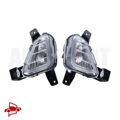 Lamp Assembly Day Running Light Driver Passenger Side For 2018-2019 Hyundai Sona