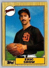 730 Eric Show  Padres 1987 Topps Baseball Sports Trading Card