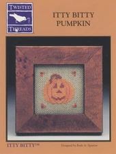 Twisted Threads Itty Bitty Pumpkin Ruth Sparrow Counted Cross Stitch Pattern