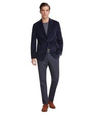 Tommy Hilfiger Mens Modern fit Sport Coat Blazer 44 L Navy Blue Solid