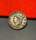 (#102979) Coronet Large Cent: 1828.  VF details. small wide date.   (see video!) — photo 1
