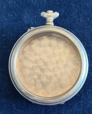 Boîtier montre à gousset ancien décor locomotive train Pocket Watch