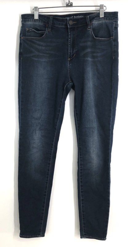 Articles of Society Women's Skinny Jeans Dark Wash Blue Stretch Size 30