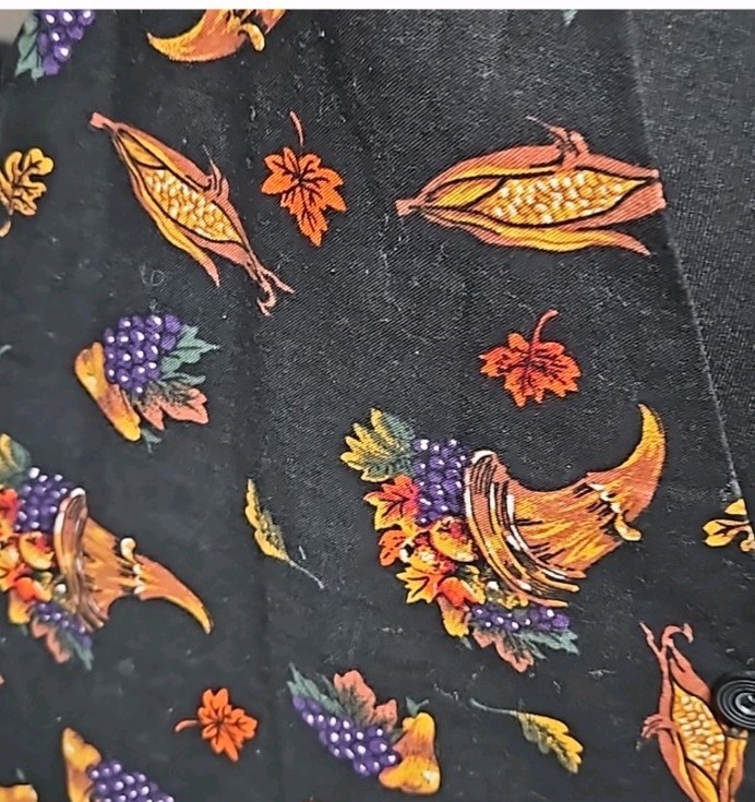 Basic Editions Vintage Cornucopia Thanksgiving Ve… - image 2