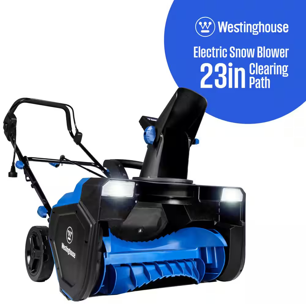 23 In. 120-Volt Single-Stage Corded Electric Snow Blower