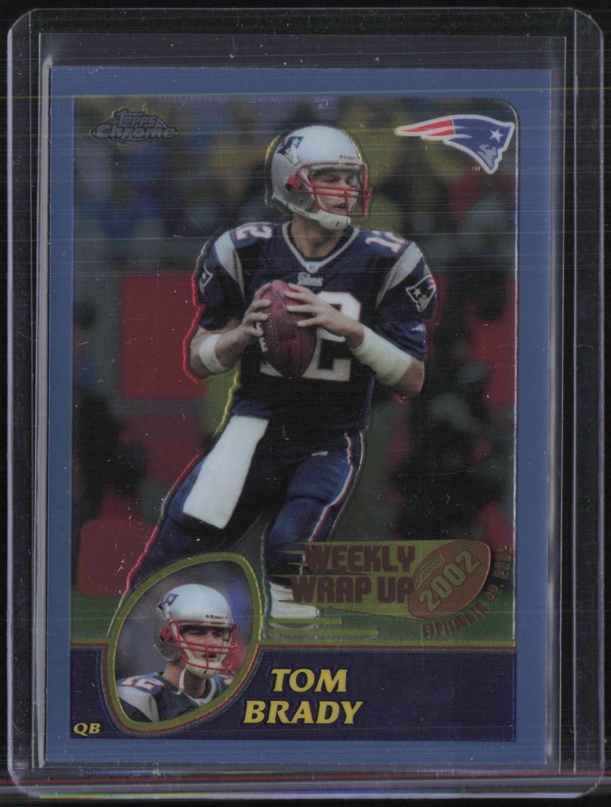 2003 Topps Chrome Weekly Wrap Up #148 Tom Brady