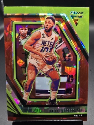 2022-23 Panini Flux #36 Ben Simmons Red Cracked Ice Prizm | eBay