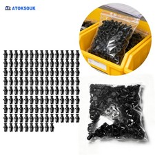 130Pcs Bumper Clips 10mm Hood Fender Push Rivets Retainer Fasteners Honda S2000