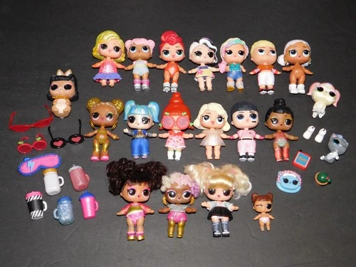 Mixed LOT of LOL SURPRISE Dolls, Pets, Clothes, Shoes, Accessories –Girls & Boys