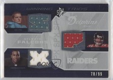 2008 SPx Winning Trios 78/99 Jake Long Darren McFadden Matt Ryan #WT24 b6s