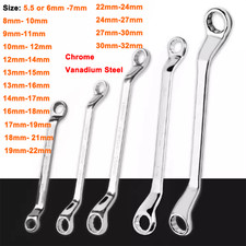 5.5mm-41mm Ring Spanner Wrench Metric Ring Deep Double Offset