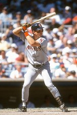 Tim Salmon California Angles bats v the New York Yankees at an MLB- Old Photo 1