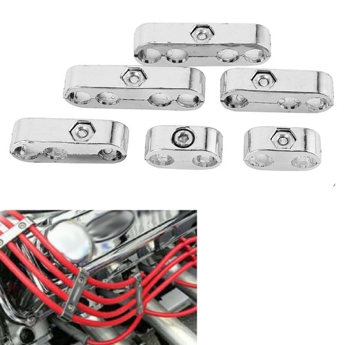 7mm/8mm Spark Plug Wire Separators Looms Kit With Wrench Electroplating For - Picture 18 of 24