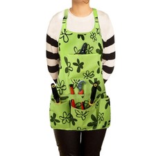 Gardening Apron with 14 Waterproof Pockets for Women, Heavy Duty Size MXL