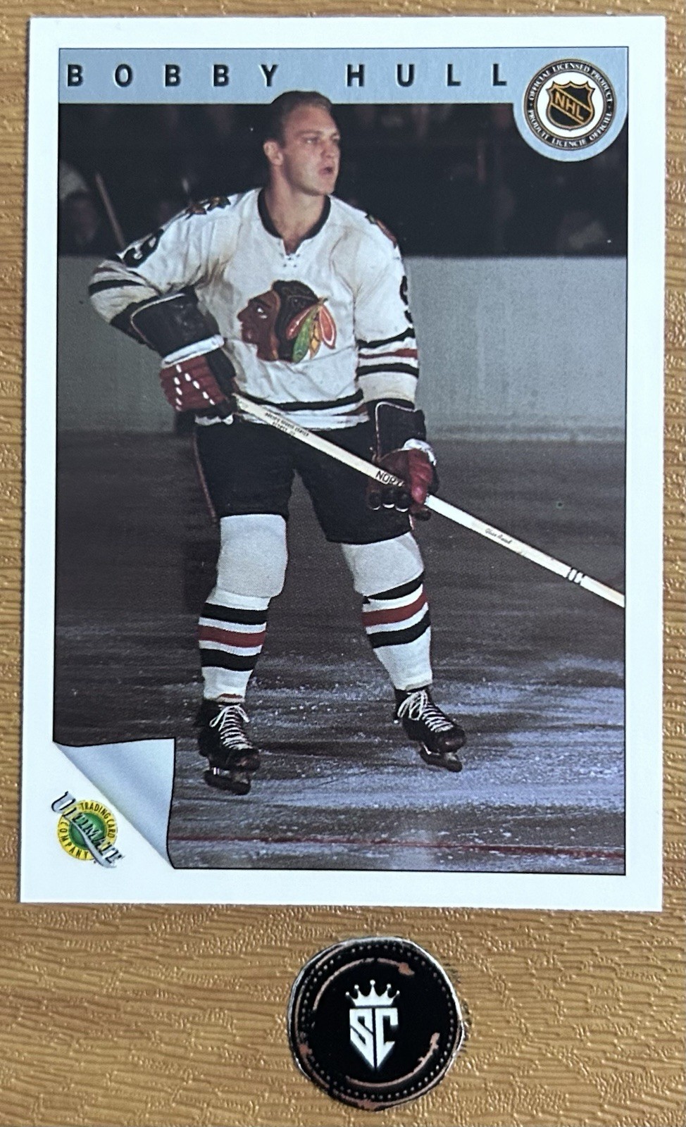 Bobby Hull 1991-92 Ultimate Original 6 Base Set #57 Chicago Blackhawks