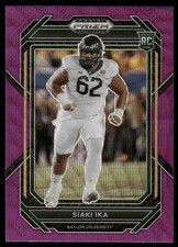 2023 Panini Prizm Draft Picks - Siaki Ika #184 Purple Wave (RC)