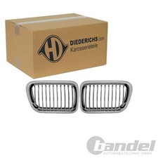DIEDERICHS SPORT GRILL KÜHLERGRILL NIEREN CHROM SCHWARZ passend für BMW 3er E36