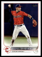 2022 Topps Andres Gimenez Cleveland Guardians #504