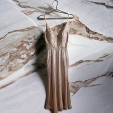 Morilee Madeline Gardner Gold Sequin Dress